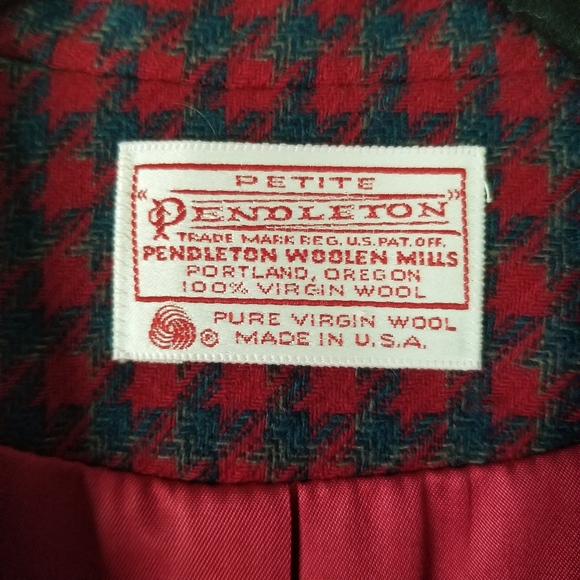 Pendelton Vintage Plaid Wool Blazer 8 - Picture 7 of 7